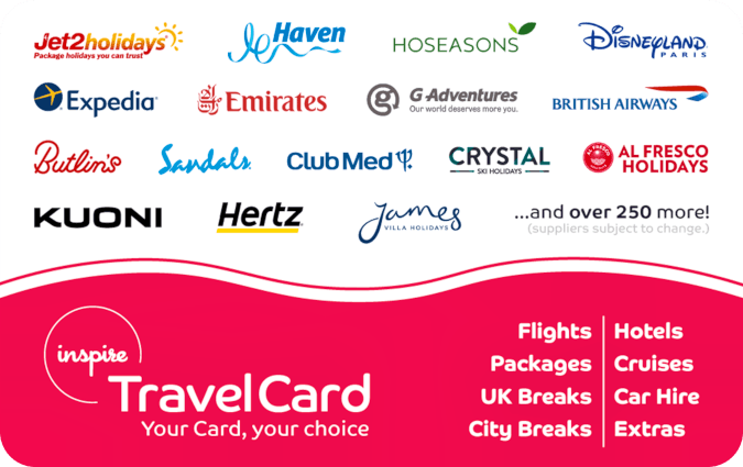 Inspire Travel Gift Card UK